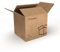 RaKuPack Versandkarton 25 Stück Faltkarton 150x150x150mm Innenmaß (15x15x15cm) Verpackungskarton bedruckt Warensendung Karton braun Faltschachtel Paket Versandschachtel Kartonage verschiedene Größen