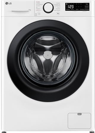 LG F4WR5035, Klasse A, Big Capacity Waschmaschine 13 kg, AI DD, Tiefernreinigung mit Dampf, Sicherheitsglastür, 60 x 61,5 x 85 cm - Weiß