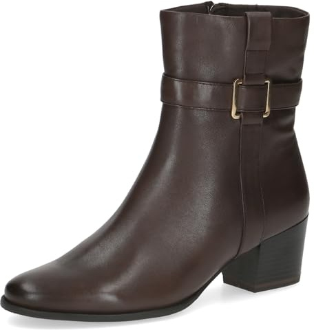 CAPRICE Damen Stiefeletten aus Leder mit Blockabsatz