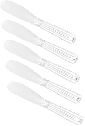 ARTSEWPLY 5pcs Silicone Facial Mask Brush Conditioner Stick Skincare Spatula for Jelly Mask Application Cream Spatula Mixing Tool Travel