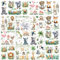AHANDMAKER 12 Blatt Rubbel Transferaufkleber Cartoon Zoo Thema Mit Löwe Tiger Elefant Panda Koala Papagei Ideal Für Cartoon Land Kindergarten Schlafzimmer Dekor 5.5 x 5.5 Zoll