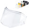 Helmvisier, Motorradhelm Visier für FF900 Valiant II,UV Schutz Helmvisier,Motorrad Windschutz Helm Objektiv Visier.Motorradhelm Visier Ersatz (Klar)