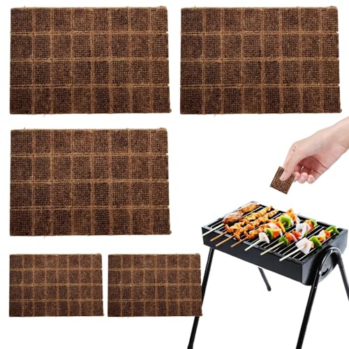 160P Fire Starter Squares,Charcoal Lighter Cubes,Firestarter Lighter Cubes for Charcoal Grill