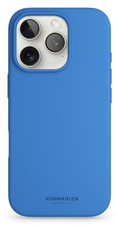 VONMÄHLEN Soft Silicone Case Kompatibel mit iPhone 16 Pro Max & MagSafe - Weiche Silikonhandyhülle aus recycelten Materialien - Handyhülle mit Mikrofaserfutter und Kamera-Displayschutz