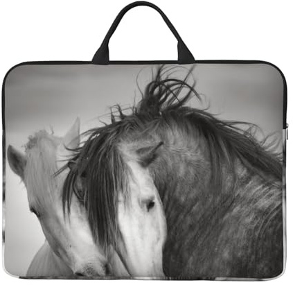 Pferde, 14 Zoll Laptophülle, Notebooktasche Laptophülle Aktentasche mit Griff