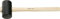 HAZET 2143 Gummihammer, 225 g