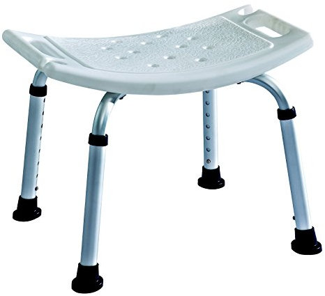 Tabouret siege de douche pour personnes à mobilité réduite en aluminium ECSS03