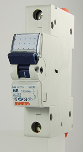 MT60 LS SCHALTER C6A 1P 6KA 1TE