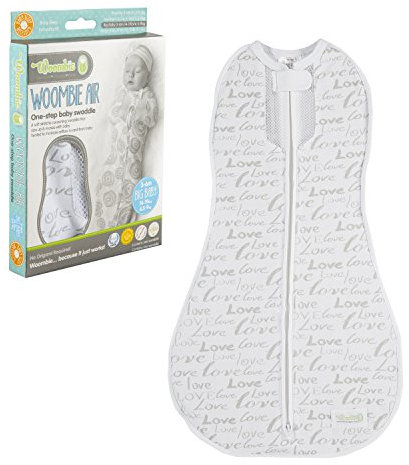 Woombie 66 cm Air Swaddle (Love Print)