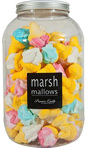 Mellow Mellow Eishörnchen Marshmallow – 80 Stück (630g) | Perfekt für Lagerfeuer, Grillen & Desserts | Weich, Lecker & Vielseitig