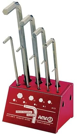 AMF 44099 Winkelschraubendreher-Satz 9-teilig 6KT SW2,5-14mm