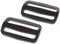 Prym 416388-1 Adjusting Buckles, Kunststoff, Black, 50 mm, schwarz, 2 Stück