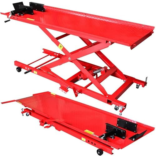 Motorrad Montagerampe Rampe Heber Motorradhebebühne Hebebühne 450 kg hydraulisch