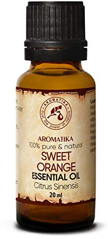 Citrus Sinensis - Olio Essenziale di Arancia Dolce 20ml per Buon Umore - Rilassante - AntiCellulite - Profumi per la Casa