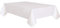 Unique Party - 50180 - Nappe en Plastique Doublée en Papier - 2,74 x 1,37 m - Blanc