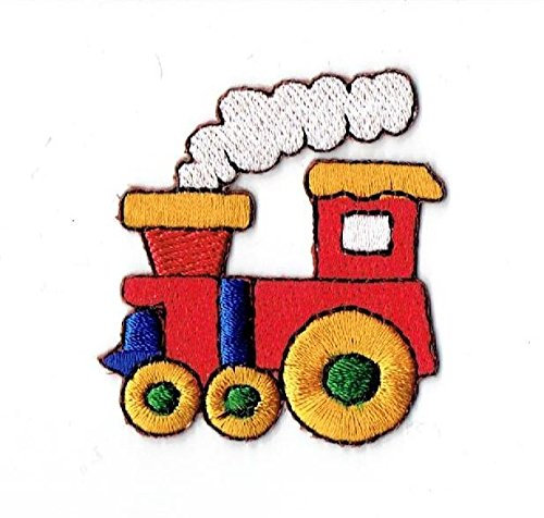 Wholesale Applique Colorful Choo Choo Train Iron on Embroidered Patch