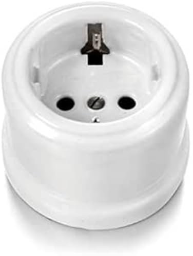 Fontini - base enchufe tt lat 16a porcelana blanca garby Ref. 6583010010
