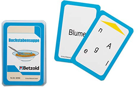 Betzold - Karten für den Magischen Zylinder, Buchstabensuppe - Übungskarten