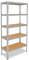 shelfplaza® 200x70x50cm HOME Schwerlastregal verzinkt/Metallregal mit 5 Böden/Kellerregal Metall, Garagenregal, Werkstattregal oder Regal Lagerregal/Steckregal Metall mit 175kg Tragkraft