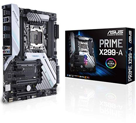 Asus 90MB0U40-M0EAY0 Motherboard Prime - Intel X299 Chipset, Intel Core X-Series Processors Family on LGA 2066 Socket schwarz