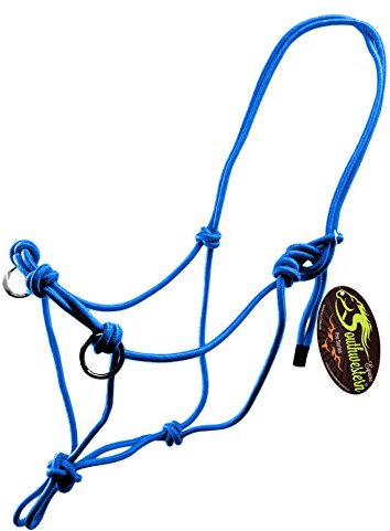 Side Pull Rope allacciatura con nichel placcato anelli – diversi colori – by Southwestern equine, Blue