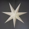Star Weihnachtsstern Frozen Trading, 3D Papierstern Weihnachten in Weiß, Dekostern zum Aufhängen mit Kabel, E14 Fassung, Ø: 100 cm