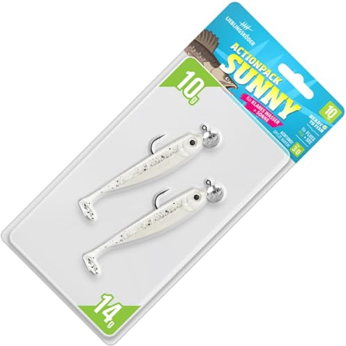 Lieblingsköder Actionpack 10cm - 2 montierte Gummifische