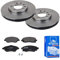 Bremsen Set Bremsscheiben Ø288 Belüftet + Beläge für Skoda Octavia 3 5E5 VW Golf 7