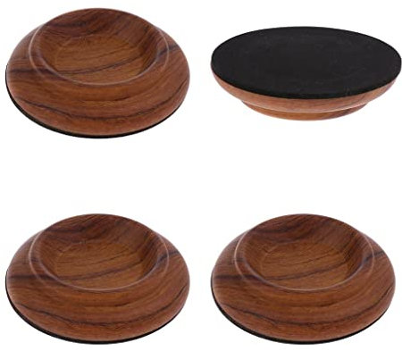2 Paar Klavier Caster Cup Pad Klavier, Klavieruntersetzer für Klavier und, 2