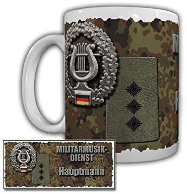 Tasse Militärmusik Hauptmann Erika Heide blühen Blüümelein Hptm H OF 2#29769