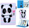 LMFULM® Étui pour Apple iPad Mini 5 4 3 2 1 (7,9 Pouces) PU Cuir Poche Flip Coque Veille/Réveil Auto Protection Housse Stand Case pour iPad Mini 7,9 Petit Panda