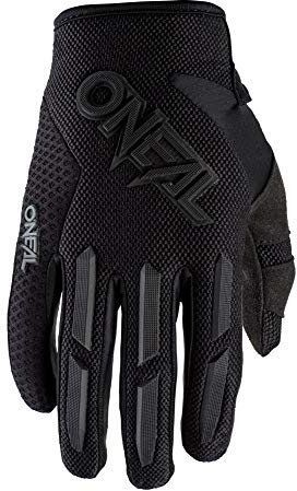 O'NEAL | Fahrrad- & Motocross-Handschuhe | MX MTB Downhill Freeride | Langlebige, Flexible Materialien, luftdurchlässige Mesh-Einsätze | Element Glove | Erwachsene | Schwarz | Größe XXL