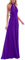 IWEMEK Robe de Soirée Longue Hi-lo pour Femme Robe de Demoiselle d'honneur à Plusieurs étages Robes D'Été Bandage de Plage Cocktail Mariage Carnaval Dance Prom Anniversaire Fête Violet S