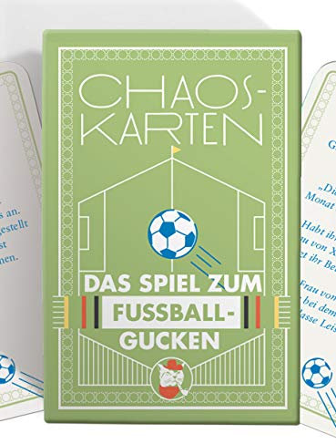 Chaoskarten Fußball Edition – Das Spiel zum Fußball gucken – 51 Aufgaben – Das Original