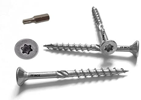 Vis Ø5mm inox A2 bois tendre six lobe Ø5 x 50mm lot de 400