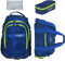 4 Teile Set Rucksack Jungen Schulrucksack Elephant Signature 12770 Cyber Camo Blau rsmr (Cyber Camo NEON)