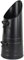 Heavy Duty Tall Metal Fireplace Round Coal Scuttle Bucket Hod 21 (Black)