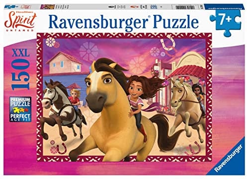 Ravensburger Kinderpuzzle - 12994 Freunde fürs Leben - DreamWorks Spirit Puzzle für Kinder ab 7 Jahren, mit 150 Teilen im XXL-Format