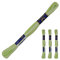 3 Docken Stickgarn je ca. 8m Sticktwist mit Farbverlauf 100% Baumwolle Stickerei Farbwahl, Farbe :61032 Hellgrüntöne