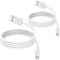 [2 Pack] 3m Câble Chargeur iPhone certifiés MFi Apple, Cordon de câble Apple Lightning vers USB 3 mètres pour iPhone 12/11/11Pro/11Max/ X/XS/XR/XS Max/8/7/6/ iPad 5S/Se