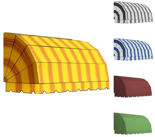 Tenda Cappottina da Sole per Esterno 5 Raggi Tempotest Parà o PVC Impermeabile, Personalizzabile e Motorizzata o Manuale, Tenda da Sole per Finestra o Porta, Parasole da Balcone (L. 250 X S. 120)