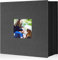 Lanpn Album Photo 10x15 600 Pochette, Grand Format Lin Tissu Album pour Horizontal Vertical Photos (Noir)