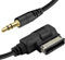 Xiatiaosann AMI MDI Music Data 3.5mm AUX Stecker Kabel MP3 für Audi A3/A4/A5/A6/A8/Q5/Q7/R8/TT Media-in-Buchse, für Volkswagen