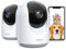 GNCC Pet Camera, Dog Camera, Indoor Camera 1080P, Motion/Sound Detection, 2-Way Audio, APP Control, 360° Pan (Manual Up&Down), SD&Cloud Storage, Works with Alexa, P1-2Pack