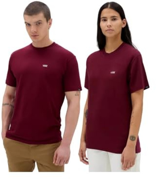 Vans Left Chest Logo T-Shirt 2025 Burgundy