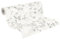 A.S. Création Blumentapete Weiß Grau PintWalls 387263 Vliestapete Tapete Blumen Floral 10,05x0,53m Made in Germany