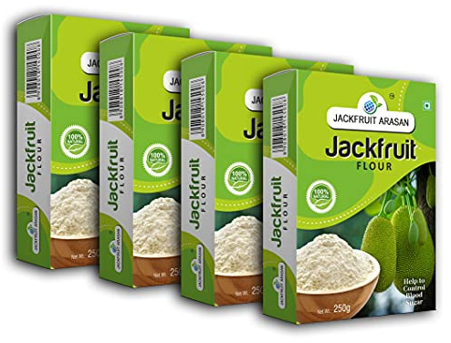 Green Jackfruit Flour 1 kg ( 4 Pack of 250 Gram)