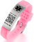 Theluckytag Medizinisches Armband mit QR-Code-Notfall-ID, aus Silikon, wasserdicht, passt bis 22,9 cm Handgelenk, Notfallinfo, mehr Platz, für Sport, Jungen/Mädchen/Damen/Herren, 9'', Kunststoff, Kein