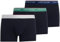 Tommy Hilfiger Herren 3er Pack Boxershorts Trunks Unterwäsche, Mehrfarbig (Blue Ink/Central Green/Light Cast), S