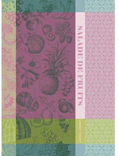 Garnier-Thiebaut 45482 Geschirrtuch Salade de Fruits Fuchsia 56 X77Cm Baumwolle